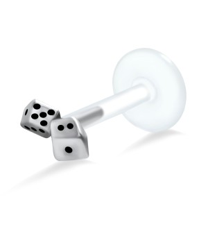 Dices Shaped Labrets Push-in LA-278 